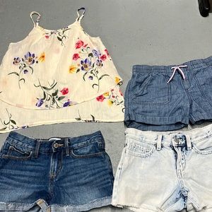 Girls size 10 and large (10-12) old navy bundle